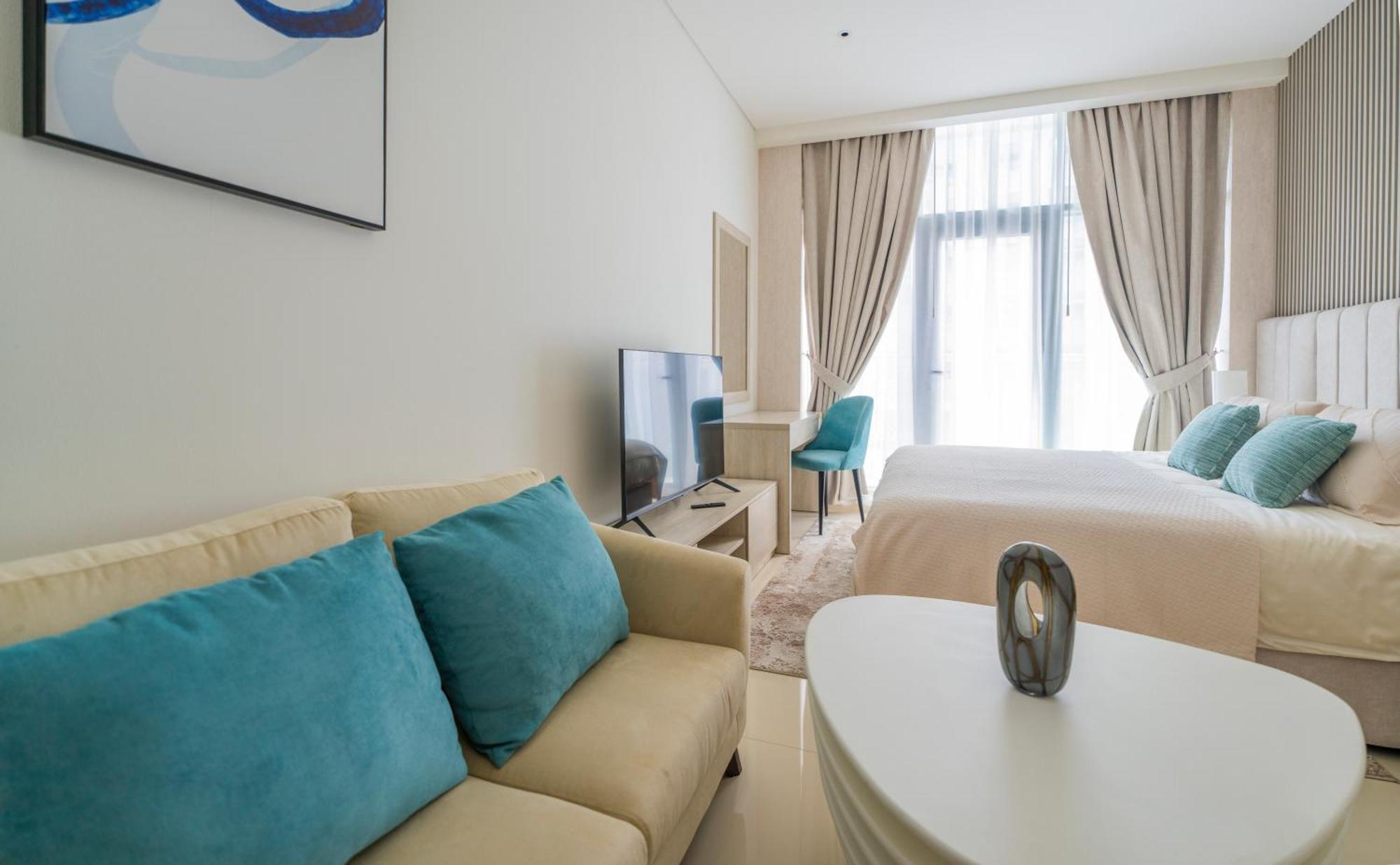 Studio With Pool And Private Beach Access On Palm Jumeirah Dubai Exterior foto
