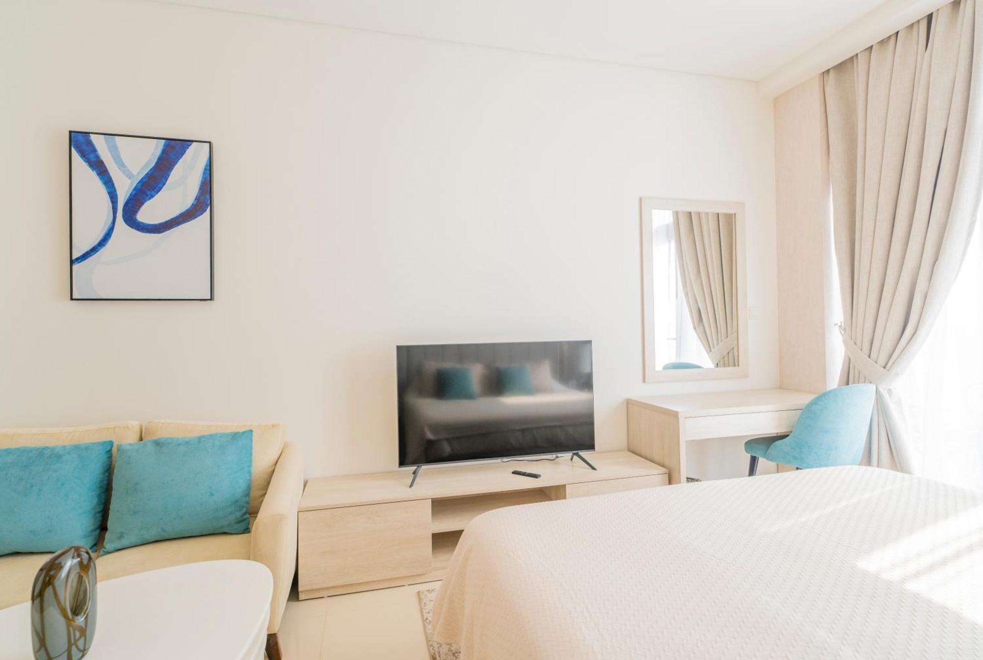 Studio With Pool And Private Beach Access On Palm Jumeirah Dubai Exterior foto